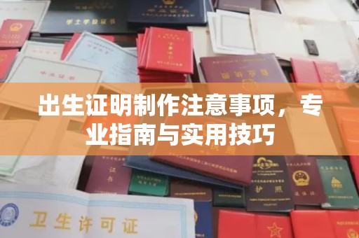 澧县出生证明制作注意事项，专业指南与实用技巧