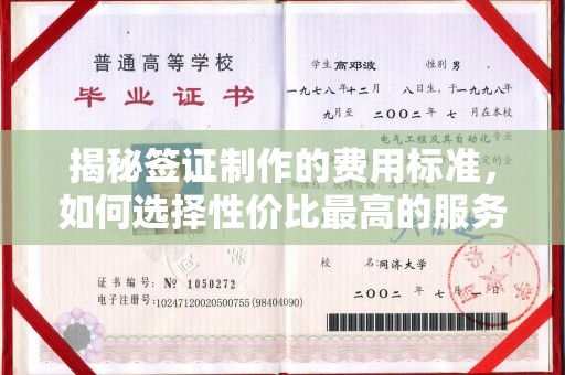 澧县揭秘签证制作的费用标准，如何选择性价比最高的服务？