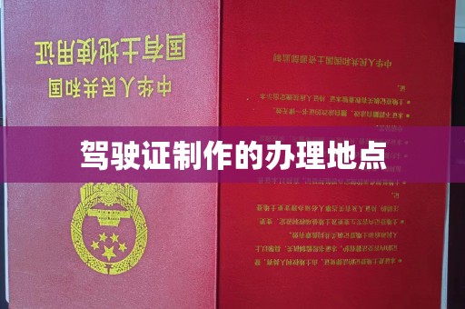 澧县驾驶证制作的办理地点