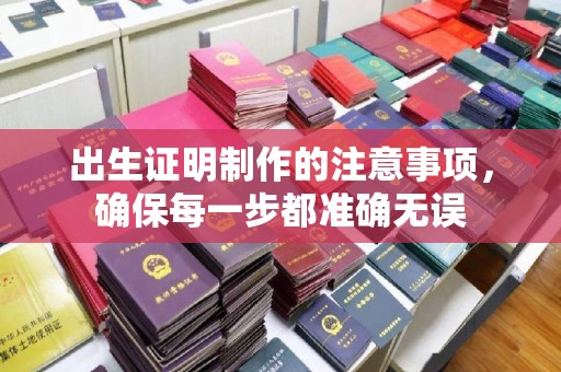 澧县出生证明制作的注意事项，确保每一步都准确无误